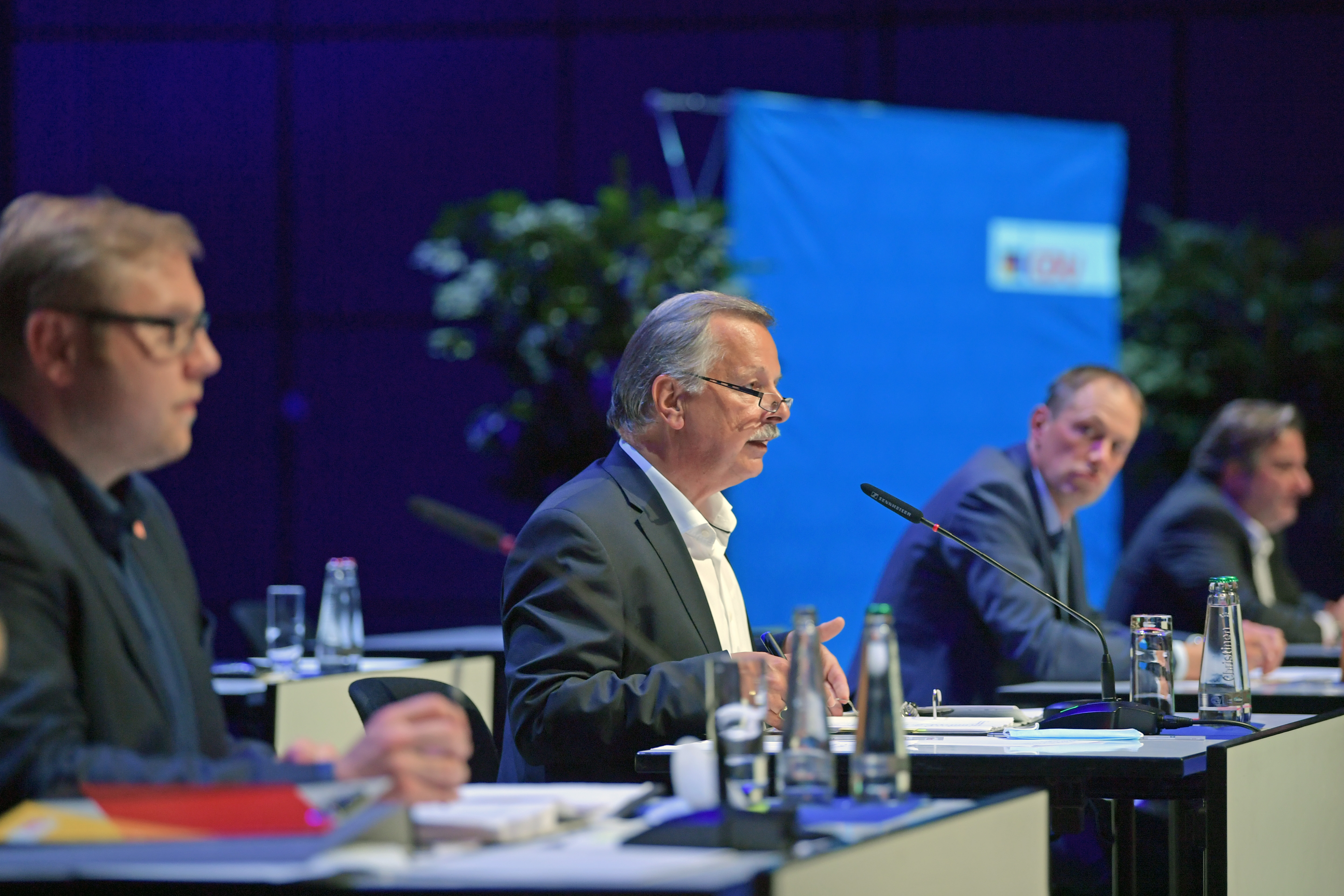 18.61.2020 - Parteitag - Nominierung Oberbürgermeister - Der Parteitag fand unter Corona-Bedingungen in der Stadthalle Bielefeld statt. (Foto: Thomas F.Starke)